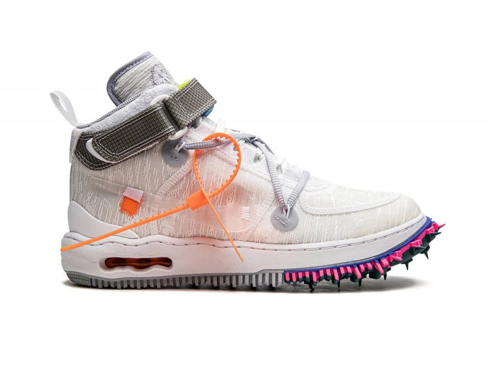 Off-White x Nike Air Force 1 Mid "White"