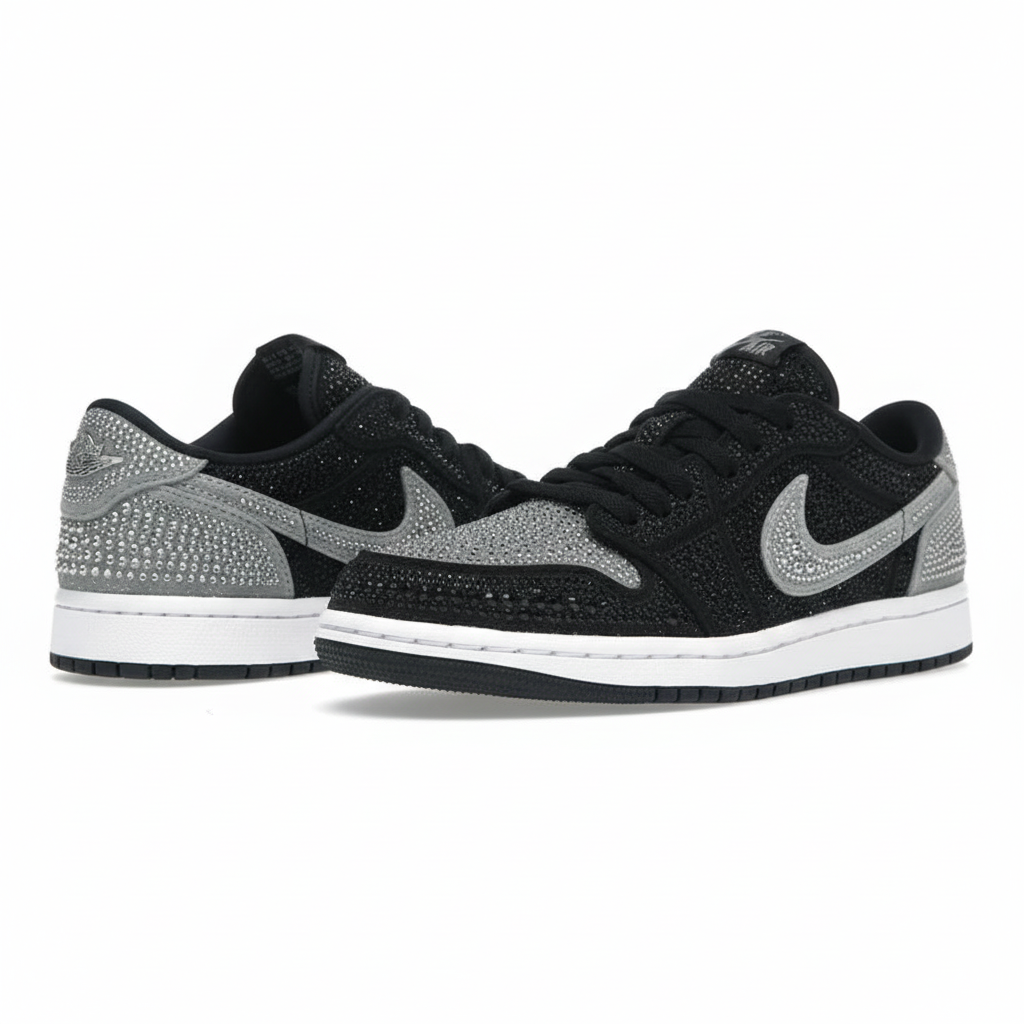 Jordan 1 retro low og Swarovski Stealth