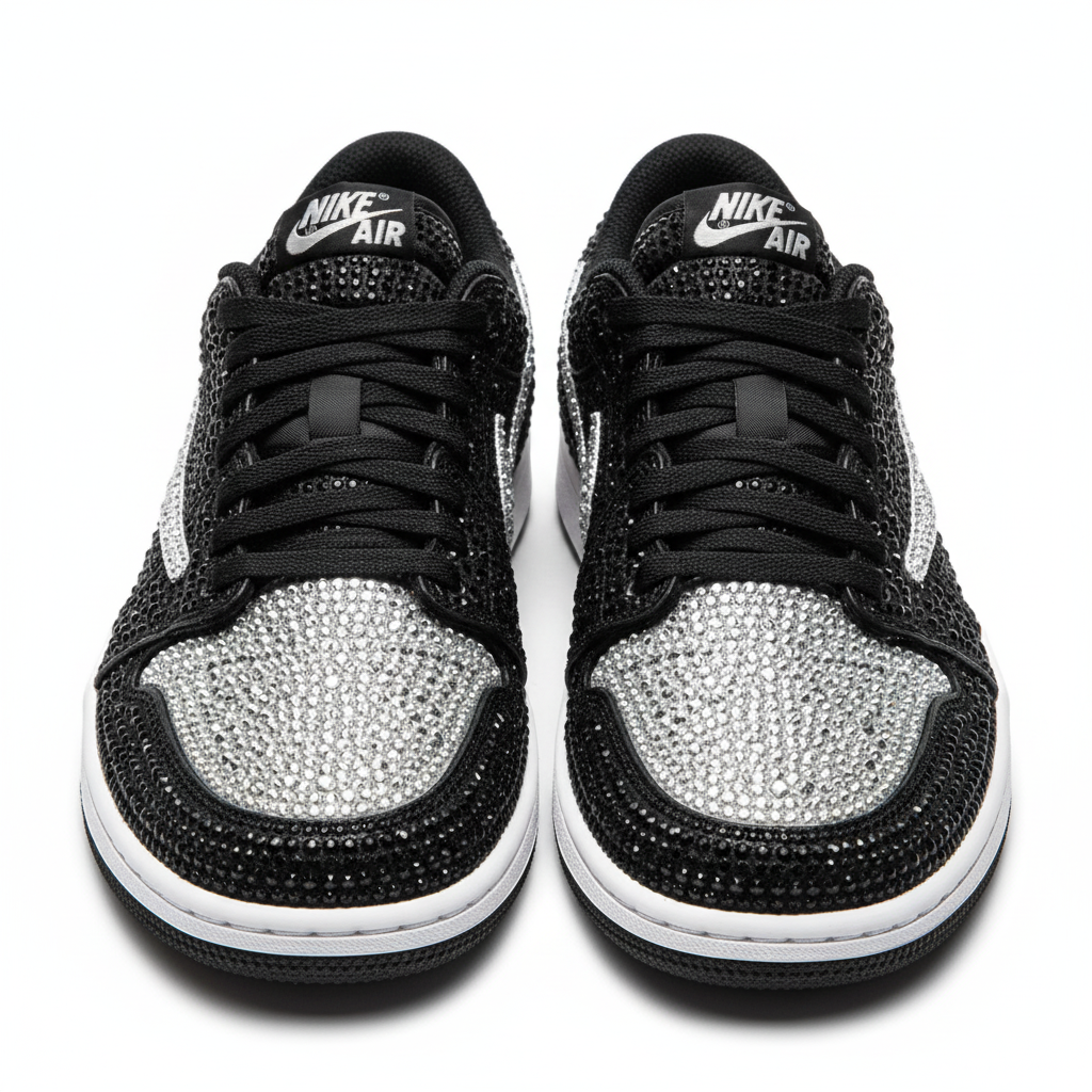 Jordan 1 retro low og Swarovski Stealth